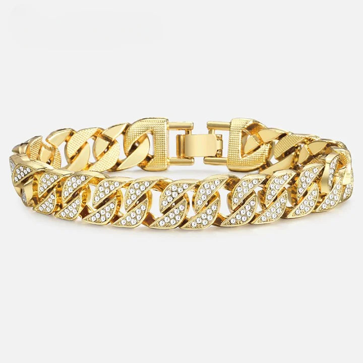 Miami Gold Curb Cuban Bracelet - All-In Trend Haven