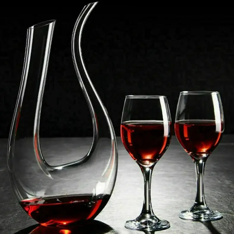 U-Shaped Crystal Decanter - All-In Trend Haven